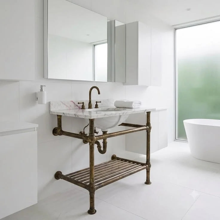 Brass Bathroom Hardware: