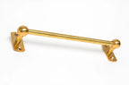 Title Unlacquered Brass Café Curtain Rod, 16 mm Solid Brass Window Rod