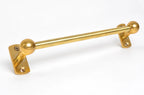 Title Unlacquered Brass Café Curtain Rod, 16 mm Solid Brass Window Rod